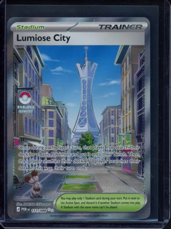 Lumiose City 111/088 Raw RookieLegends