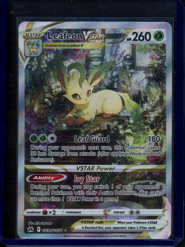 Leafeon Vstar GG35/GG70 Raw RookieLegends