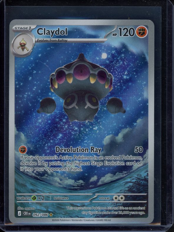 Claydol 092/086 Raw RookieLegends
