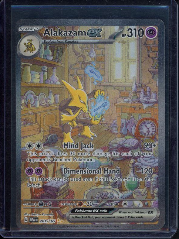 Alakazam Ex 201/165 Raw RookieLegends
