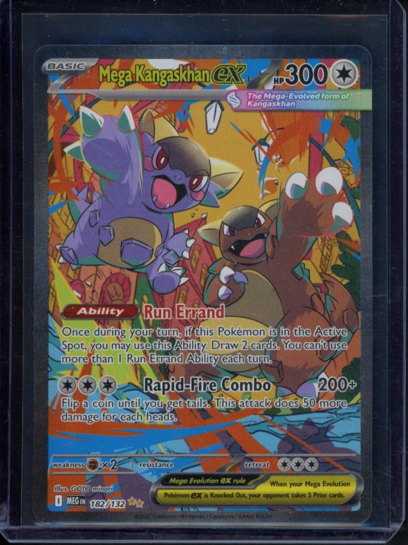 Mega Kangaskhan Ex 182/132 Raw RookieLegends