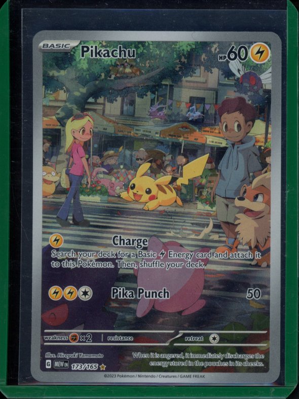 Pikachu 173/165 Raw RookieLegends