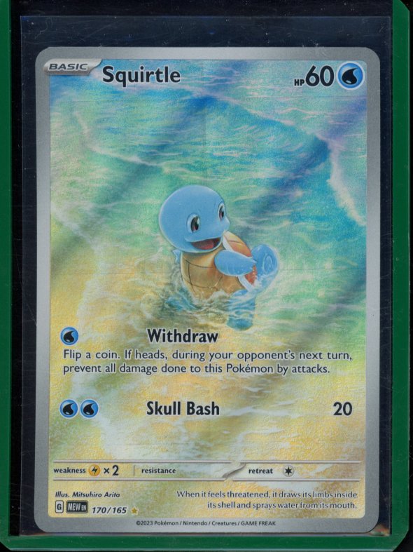 Squirtle 170/165 Raw RookieLegends