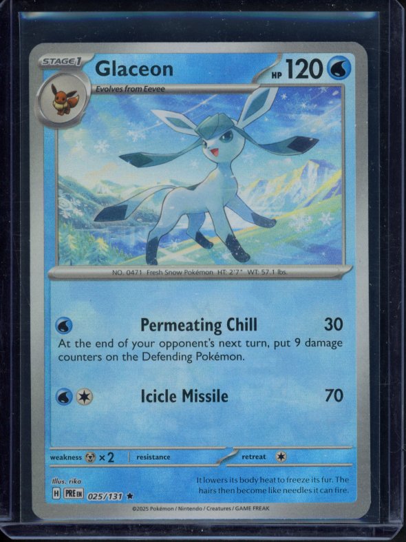 Glaceon - Master Ball 025/131 Raw RookieLegends