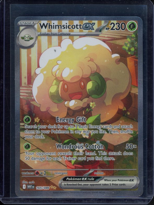 Whimsicott Ex 165/086 Raw RookieLegends