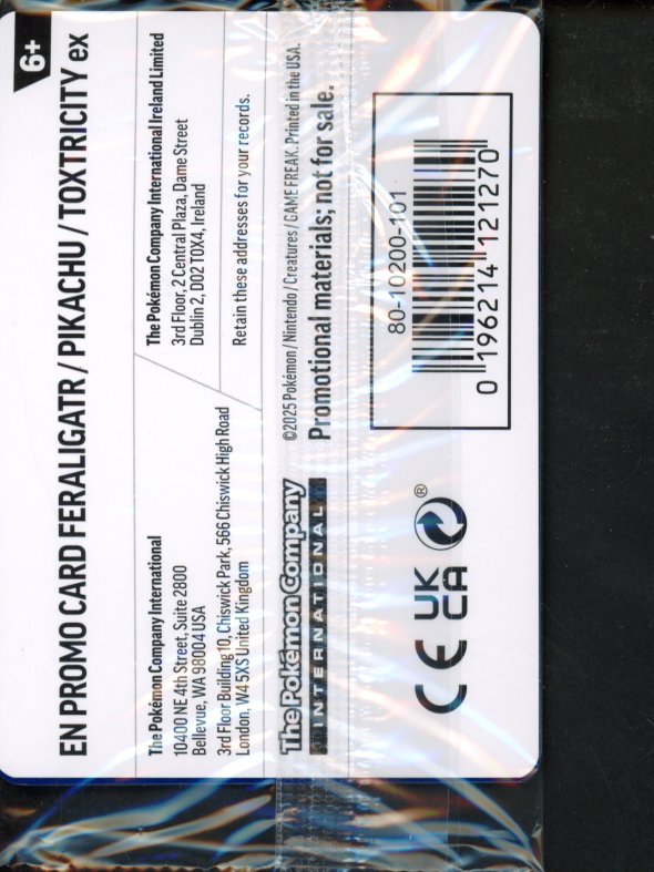 Feraligatr - Illustation Contest 2024 213 Sealed Promo RookieLegends