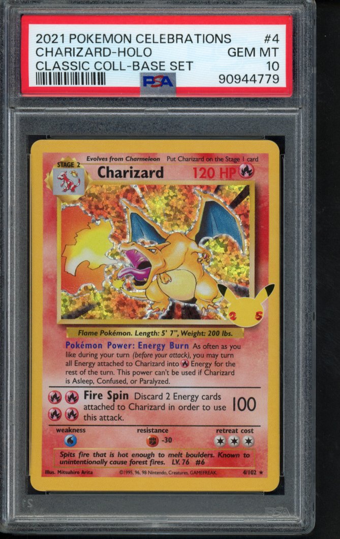Charizard Holo - Classic Collection 4/102 PSA 10 RookieLegends