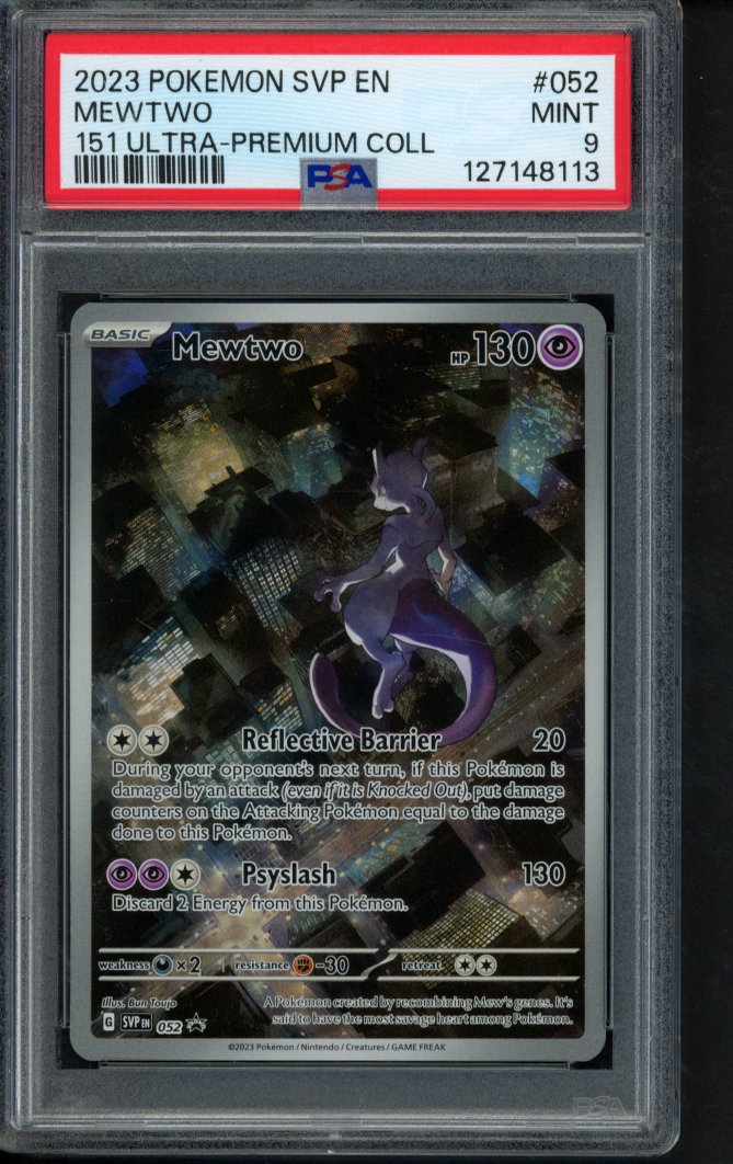 Mewtwo 052 PSA 9 RookieLegends