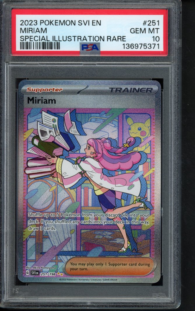 Miriam 251/198 PSA 10 RookieLegends