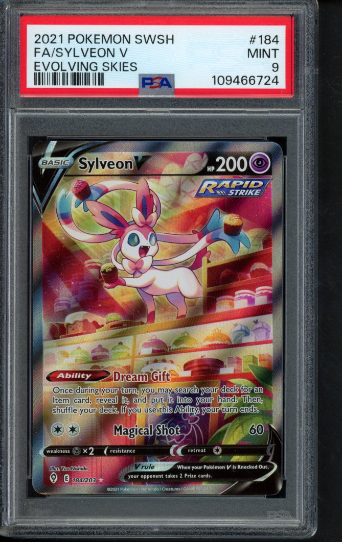 Sylveon V 184/203 PSA 9 RookieLegends