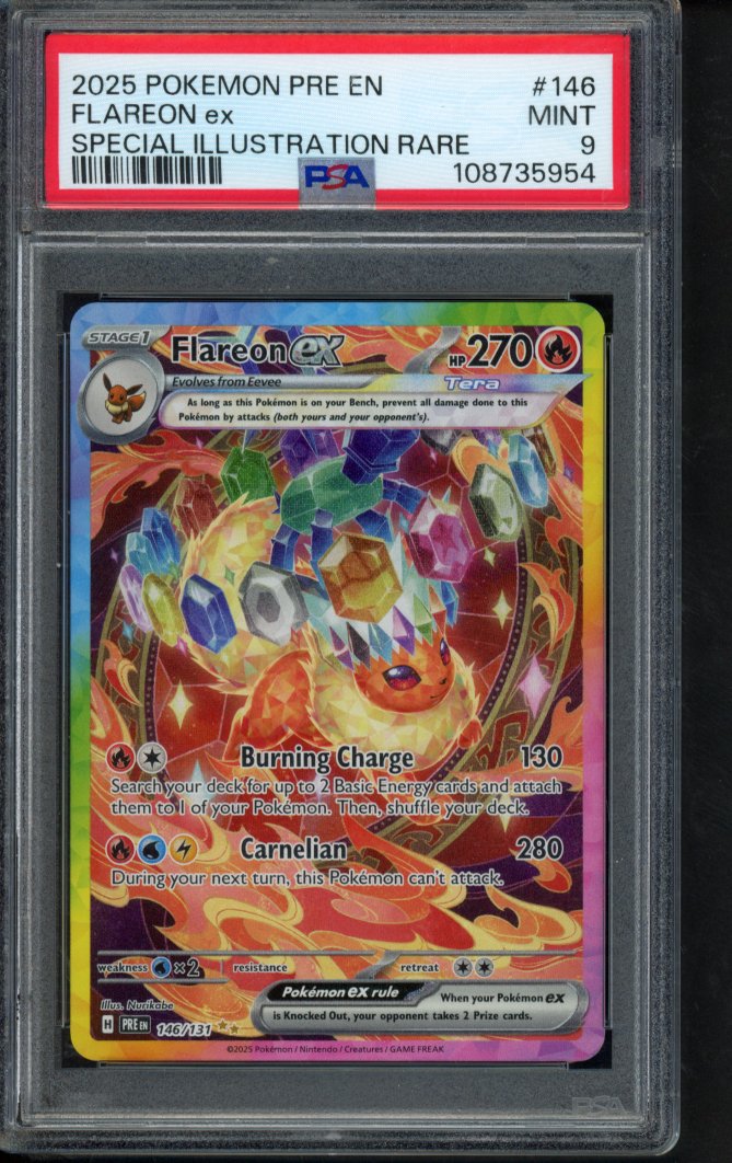 Flareon Ex 146/131 PSA 9 RookieLegends