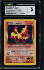 Rocket's Moltres Holo - Gym Heroes 12/132 CGC 9 RookieLegends