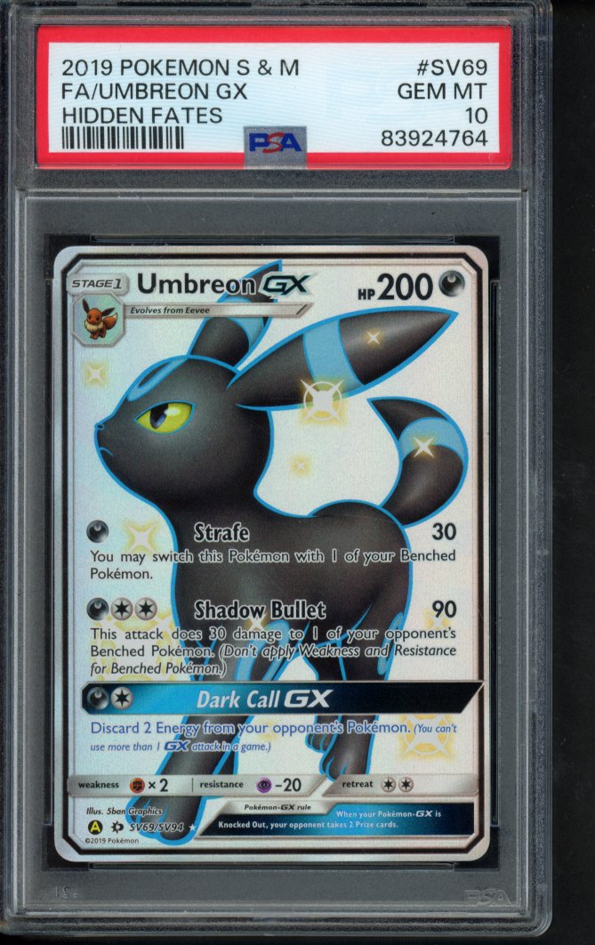 Umbreon Gx SV69/SV94 PSA 10 RookieLegends