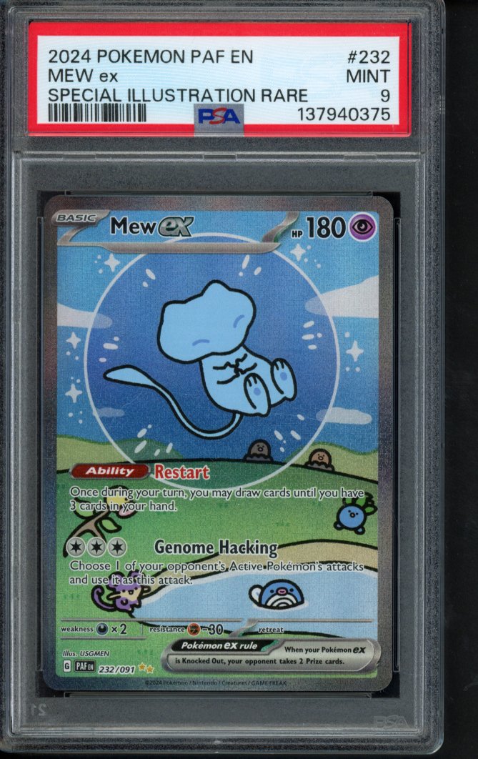 Mew Ex 232/091 PSA 9 RookieLegends