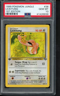 1999 Pokemon Jungle - Lickitung 1 St Edition 38/64 PSA 10 RookieLegends