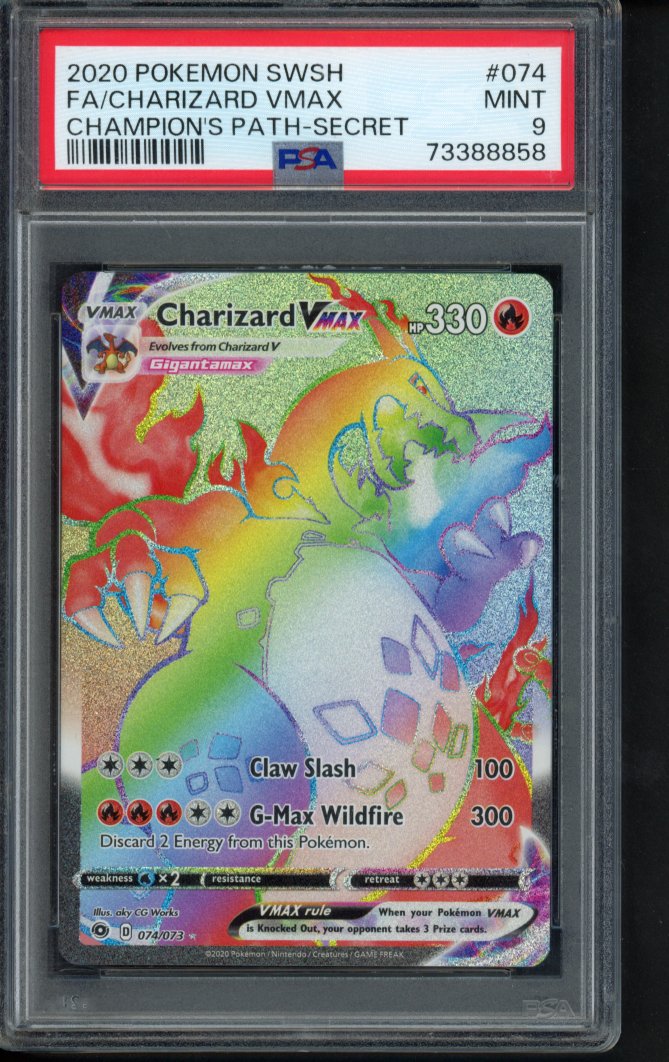 Charizard Vmax 074/073 PSA 9 RookieLegends