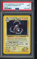 2000 Pokemon Gym Heroes - LT. Surge's Magneton Holo 8/132 PSA 9 RookieLegends