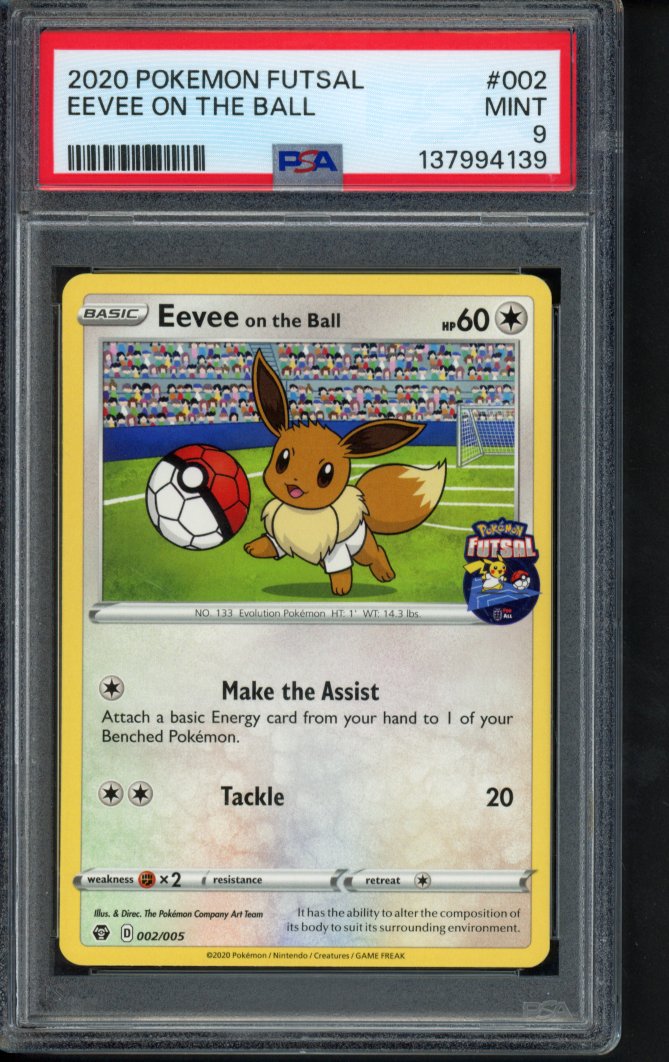 Eevee On The Ball 002/005 PSA 9 RookieLegends