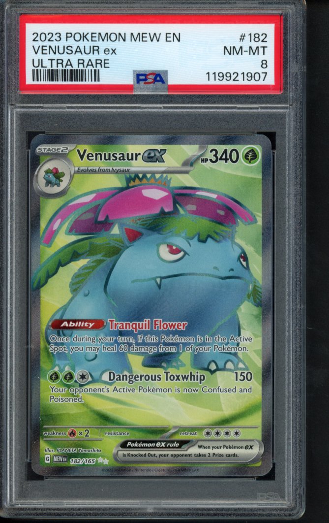 Venusaur Ex 182/165 PSA 8 RookieLegends