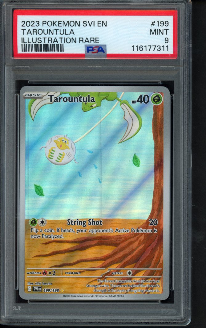 Tarountula 199/198 PSA 9 RookieLegends