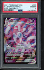 Sylveon Vmax 075/203 PSA 8