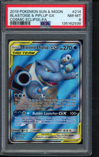 Blastoise & Piplup Gx 214/236 PSA 8 RookieLegends