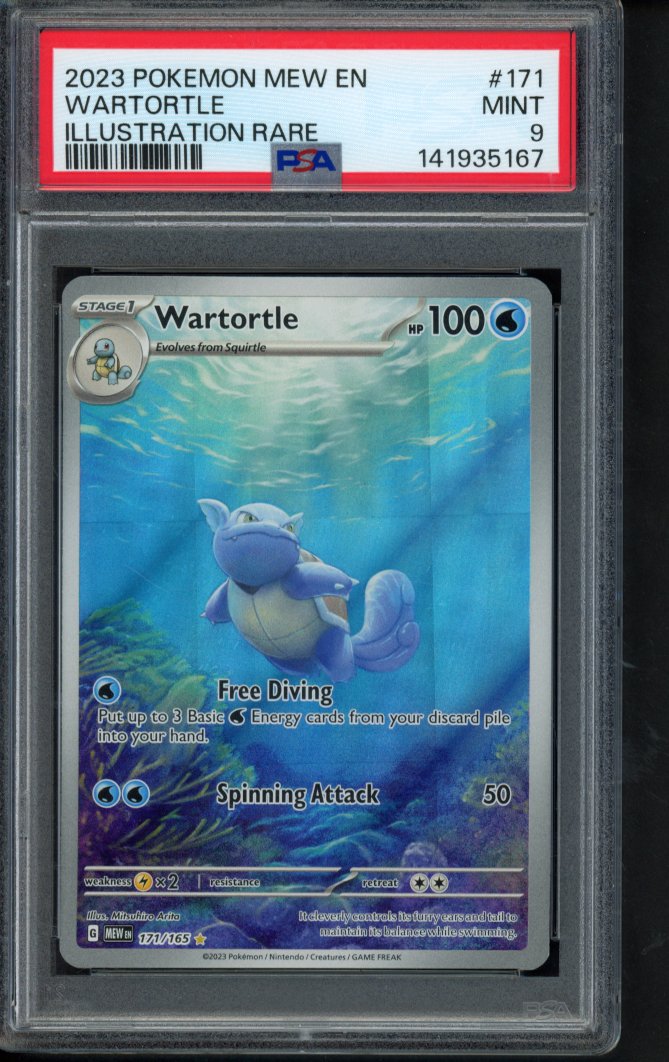 Wartortle 171/165 PSA 9 RookieLegends