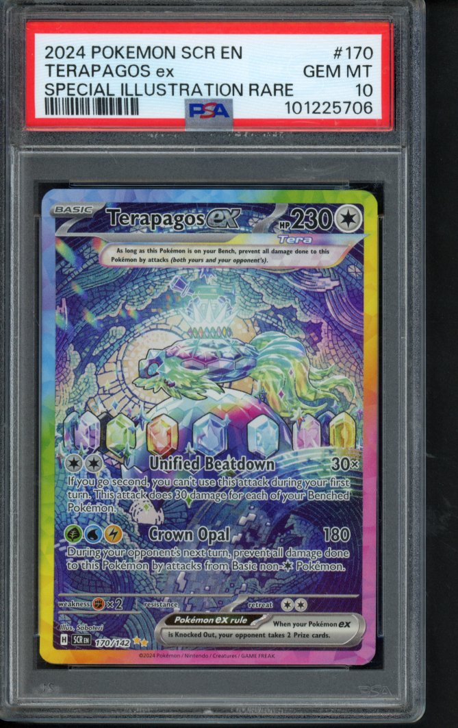 Terapagos Ex 170/142 PSA 10 RookieLegends