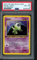 2001 P.M Neo Revelation - Celebi Holo - 1 St Edition 3/64 PSA 8 RookieLegends
