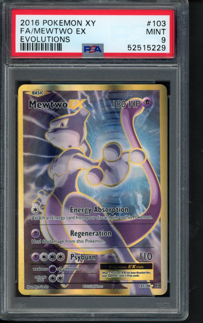 Mewtwo Ex 103/108 PSA 9 RookieLegends