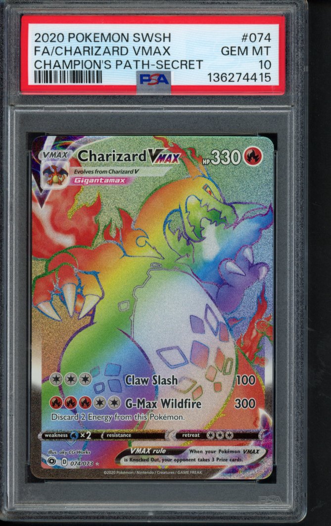 Charizard Vmax 074/073 PSA 10 RookieLegends