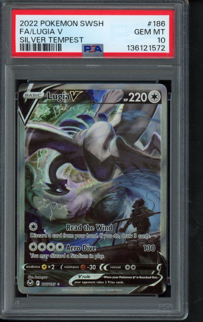 Lugia V 186/195 PSA 10 RookieLegends