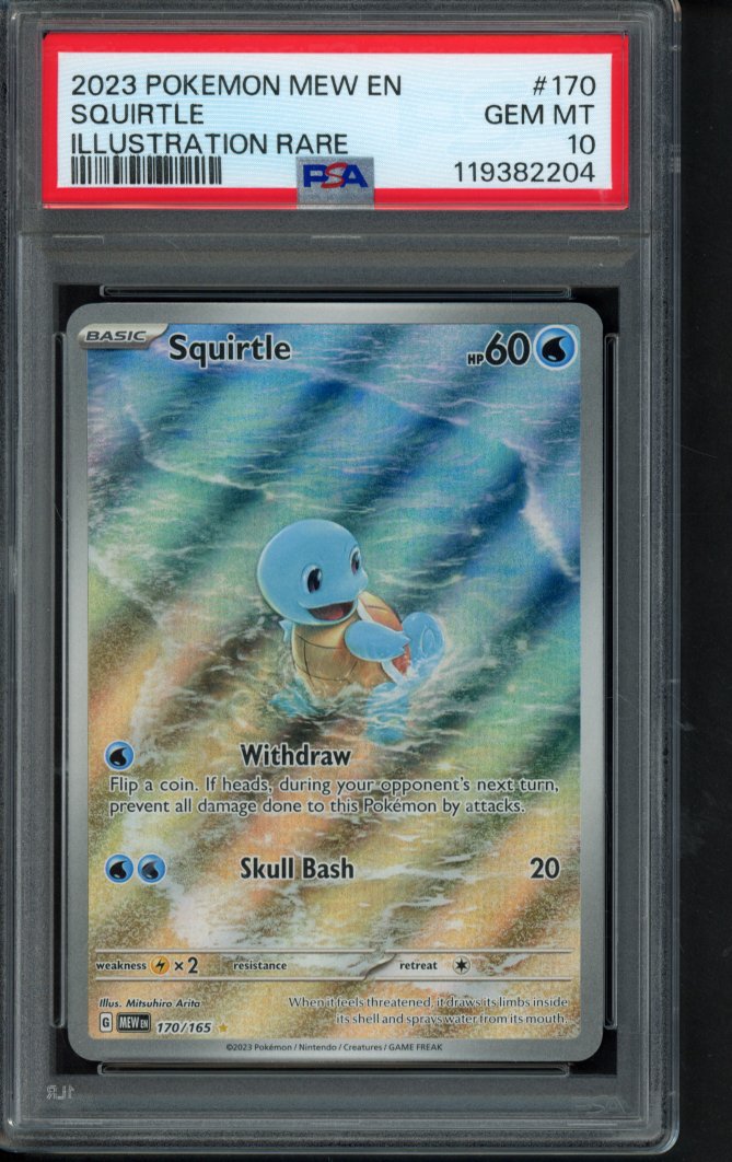 Squirtle 170/165 PSA 10 RookieLegends