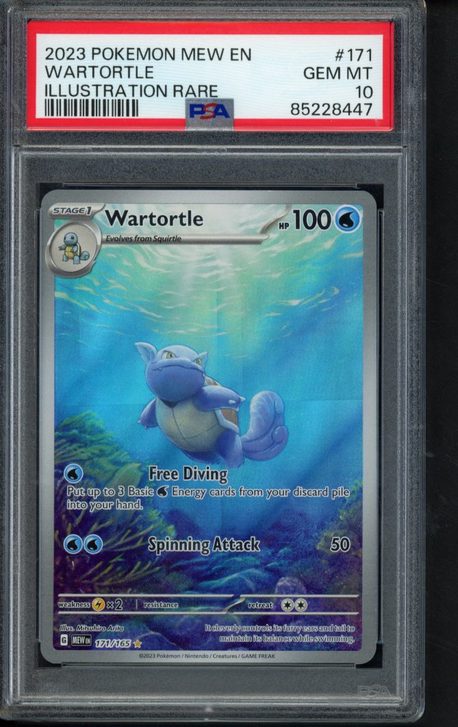 Wartortle 171/165 PSA 10 RookieLegends
