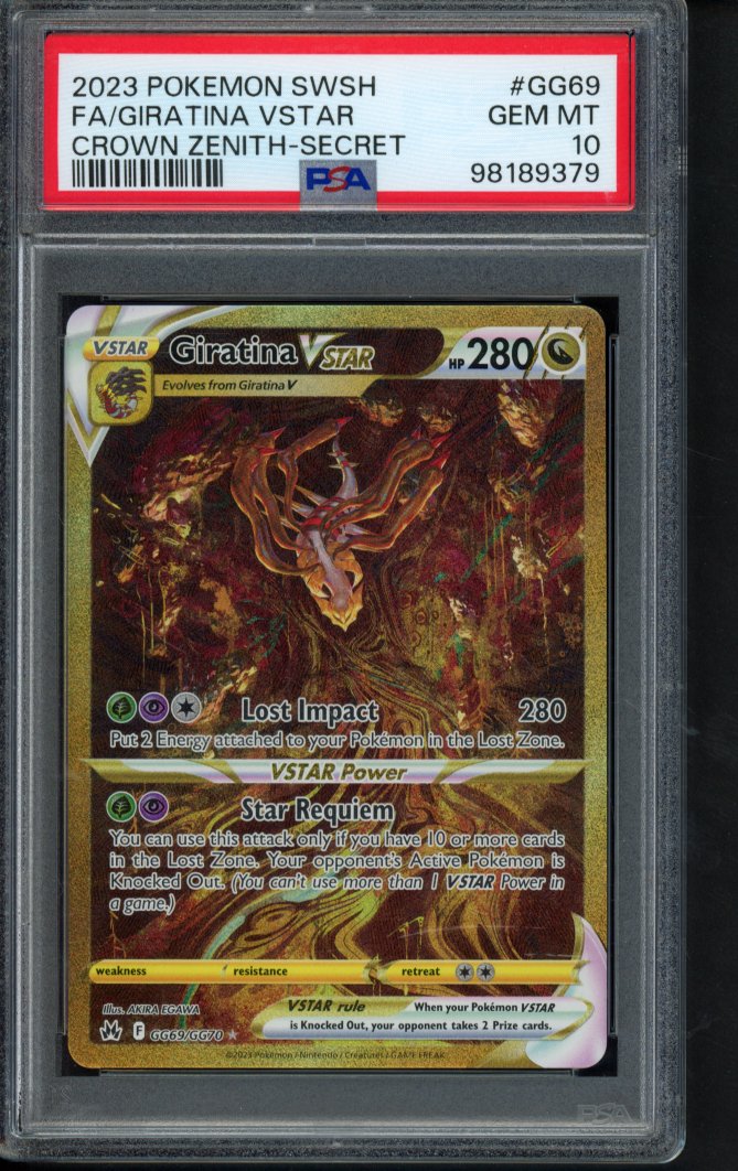Giratina Vstar GG69/GG70 PSA 10 RookieLegends