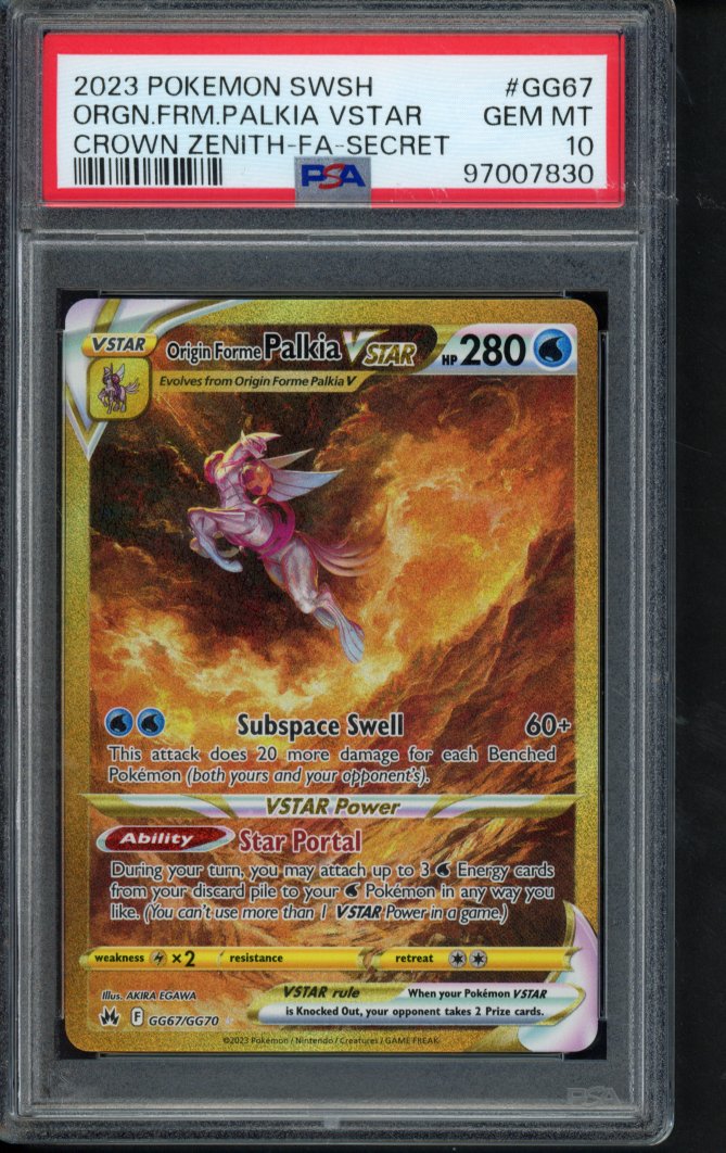 Origin Forme Palkia Vstar GG67/GG70 PSA 10 RookieLegends