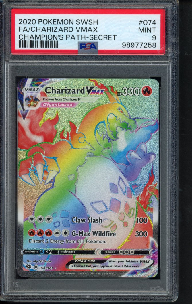 Charizard Vmax 074/073 PSA 9 RookieLegends