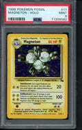 1999 Pokemon Fossil - Magneton Holo 11/62 PSA 9 RookieLegends