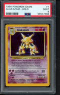 1999 Pokemon Game - Alakazam Holo 1/102 PSA 9 RookieLegends
