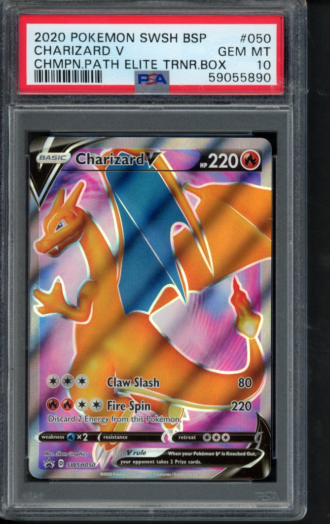 Charizard V SWSH050 PSA 10 RookieLegends