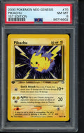 2000 Pokemon Neo Genesis - Pikachu - 1 St Edition 70/111 PSA 8 RookieLegends