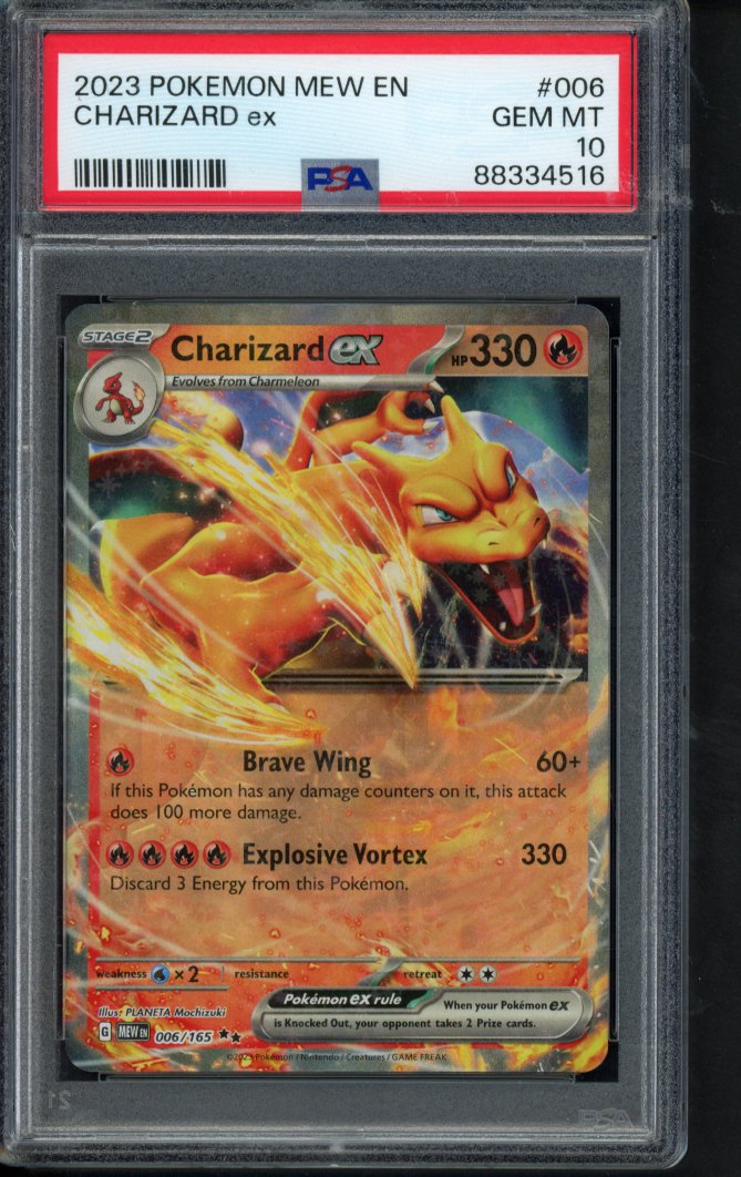 Charizard Ex 006/165 PSA 10 RookieLegends