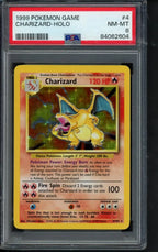 1999 Pokemon Game - Charizard Holo 4/102 PSA 8 RookieLegends