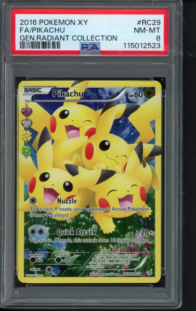 Pikachu RC29/RC32 PSA 8 RookieLegends