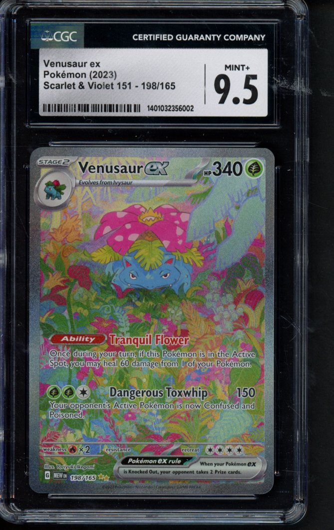 Venusaur Ex 198/165 CGC 9.5 RookieLegends