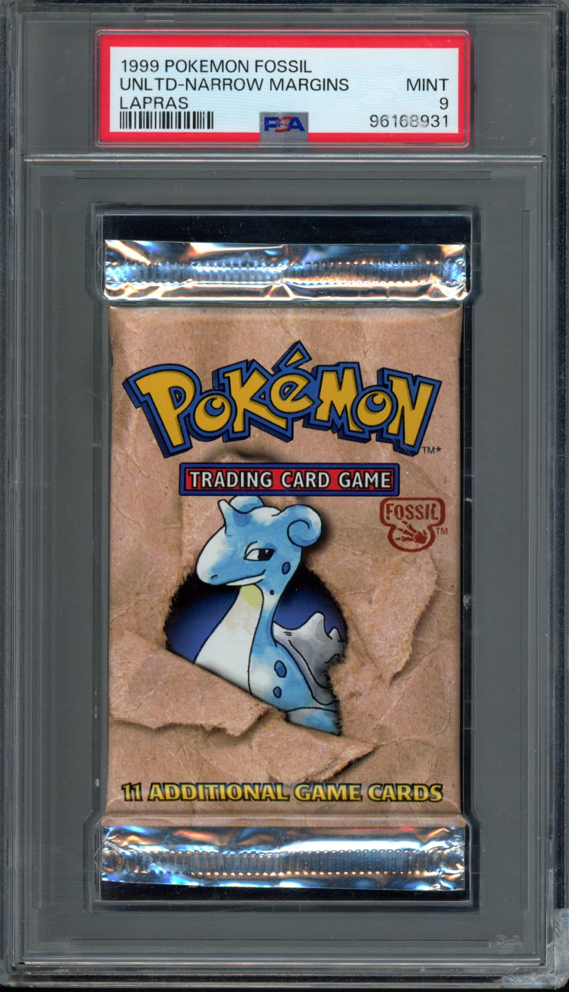 1999 Pokemon Fossil - Narrow Margins - Lapras PSA 9 RookieLegends