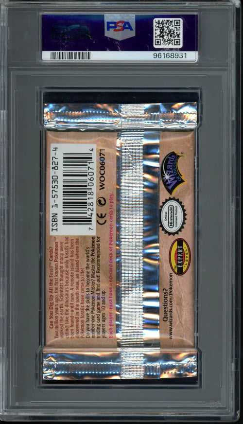 1999 Pokemon Fossil Booster Pack - Narrow Margins - Lapras PSA 9 RookieLegends