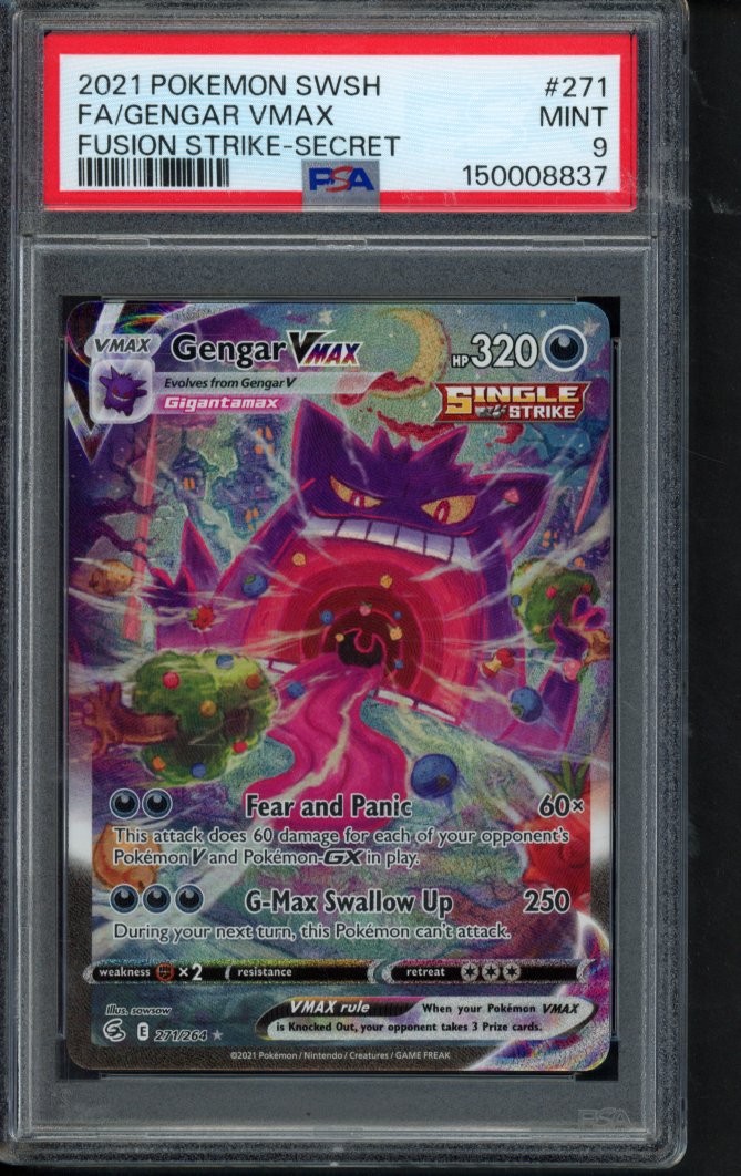 Gengar Vmax 271/264 PSA 9