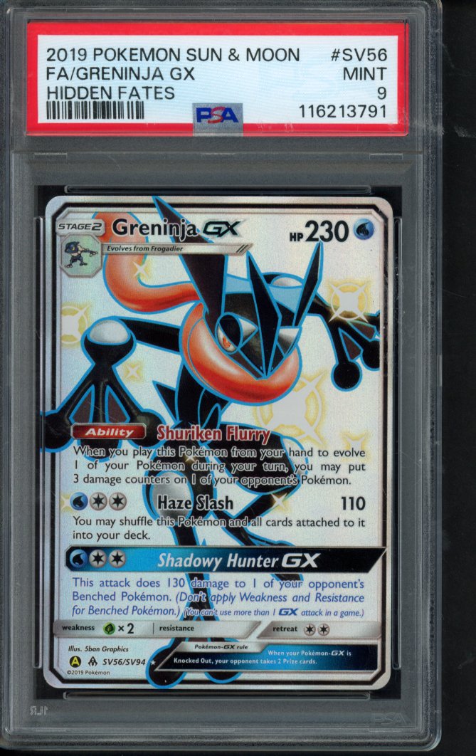 Greninja Gx SV56/SV94 PSA 9