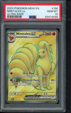 Ninetales Ex 186/165 PSA 10